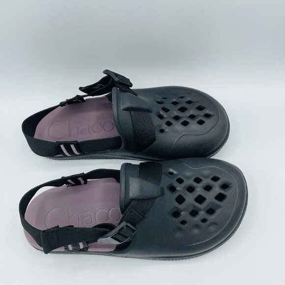 Chaco Shoes Womens Size 8 Black Slip On Adjustable Fit Strap Comfort Sandals - Picture 3 of 11